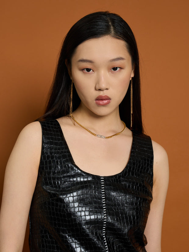 Nix PU Mini Dress