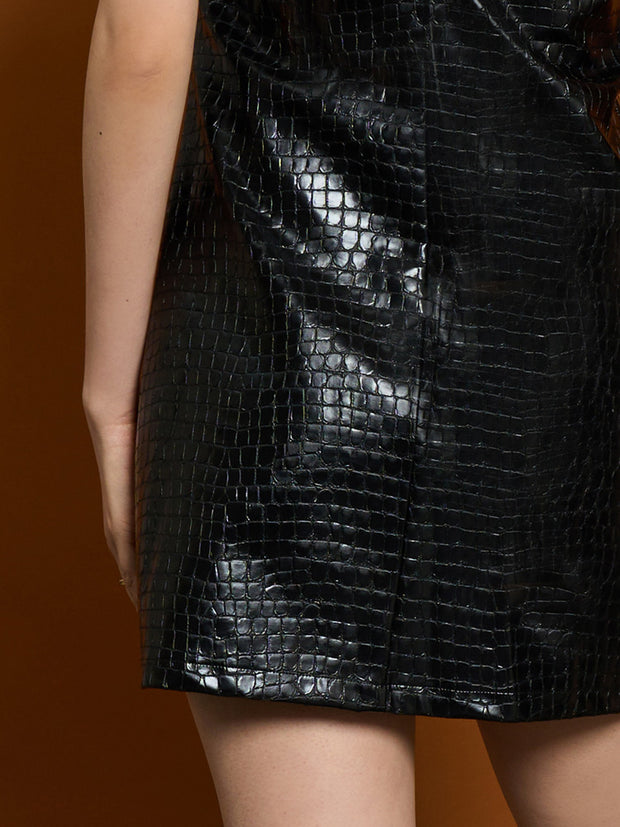 Nix PU Mini Dress