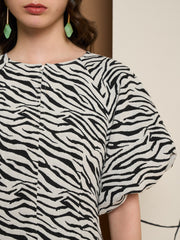 Stevie Zebra Mini Dress