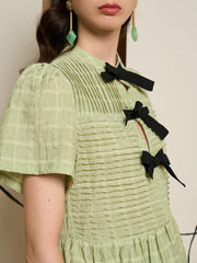 Keira Tie Front Mini Dress