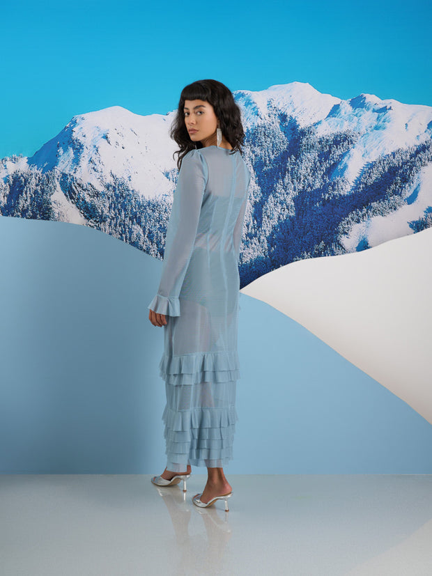 Liv Ruffle Midi Dress