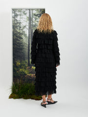 Tyra Ruffle Midi Dress