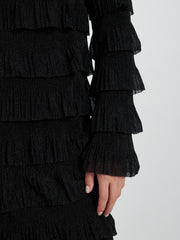 Tyra Ruffle Midi Dress
