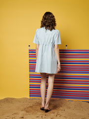 Helen Drawstring Mini Dress