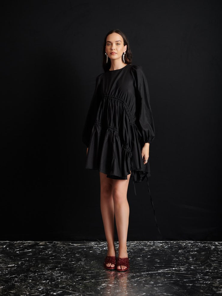 Noor Ruched Mini Dress