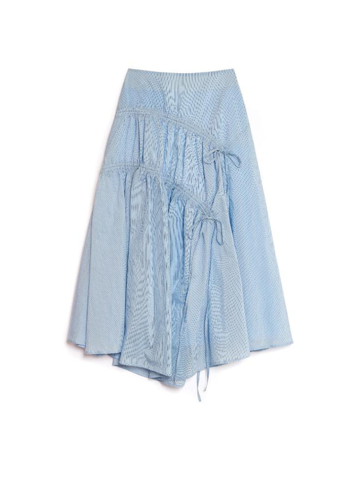 Alina Ruched Midi Skirt