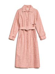 Dusty PU Trench Coat