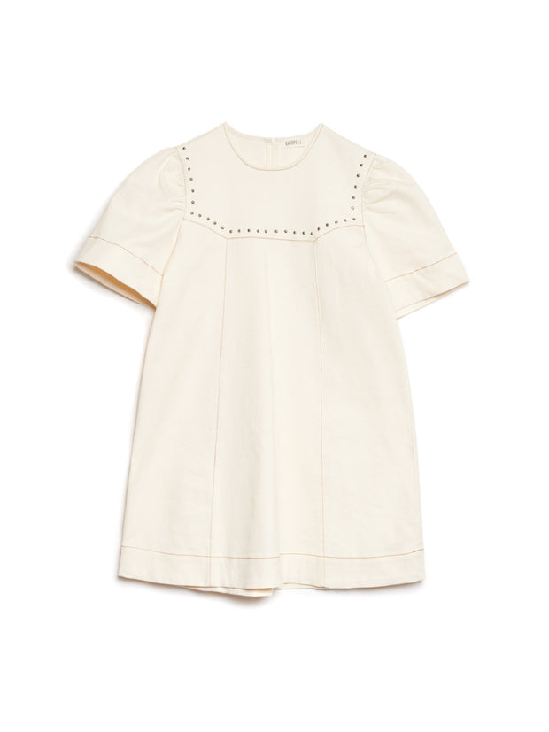 Quincey Drill Mini Dress