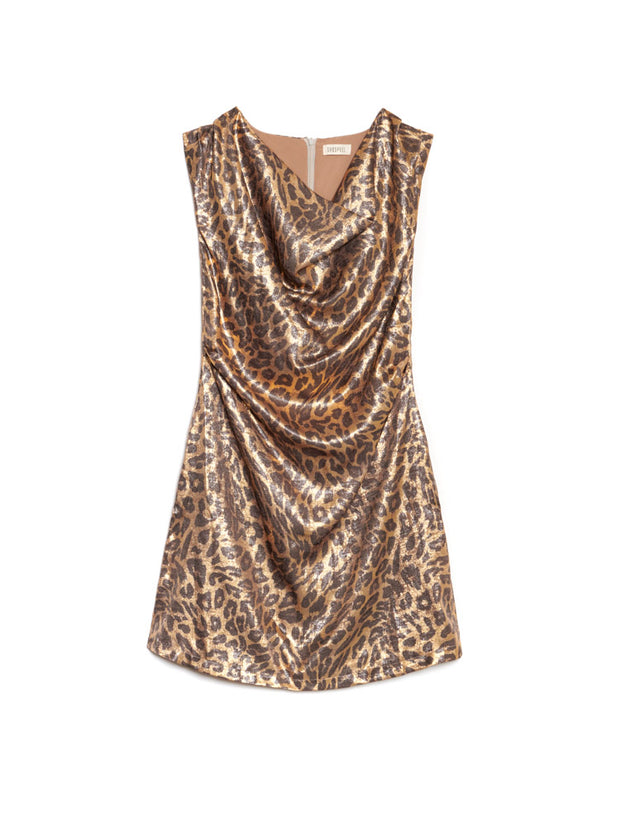Pamela Leopard Mini Dress