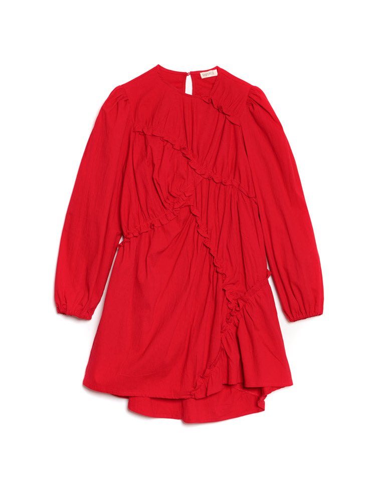 Caro Asymmetric Mini Dress – Ghospell
