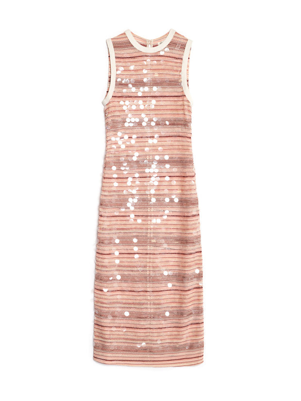 Gloria Sequin Knit Midi Dress