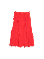 Wynn Flounced Midi Skirt