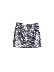 Carmel Sequin Mini Skirt
