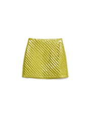 Xyla Padded Sequin Mini Skirt