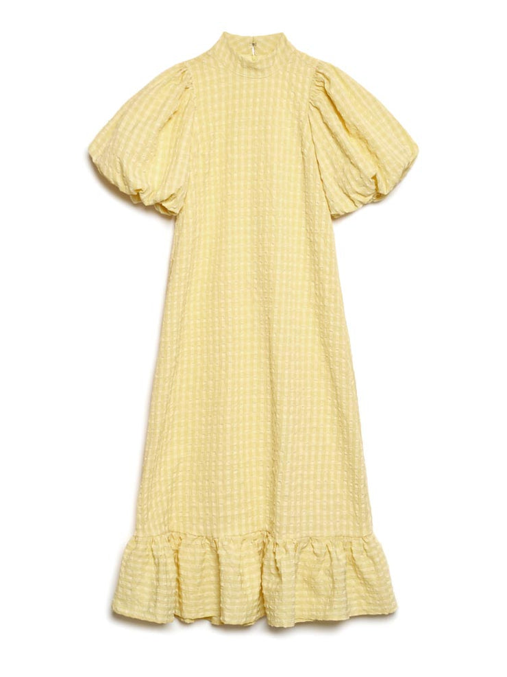 Archer Check Midi Dress