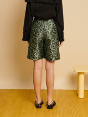 Ebba Leopard Shorts