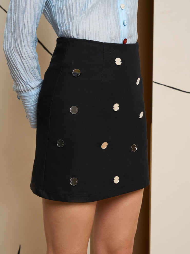 Tabi Mirror Mini Skirt