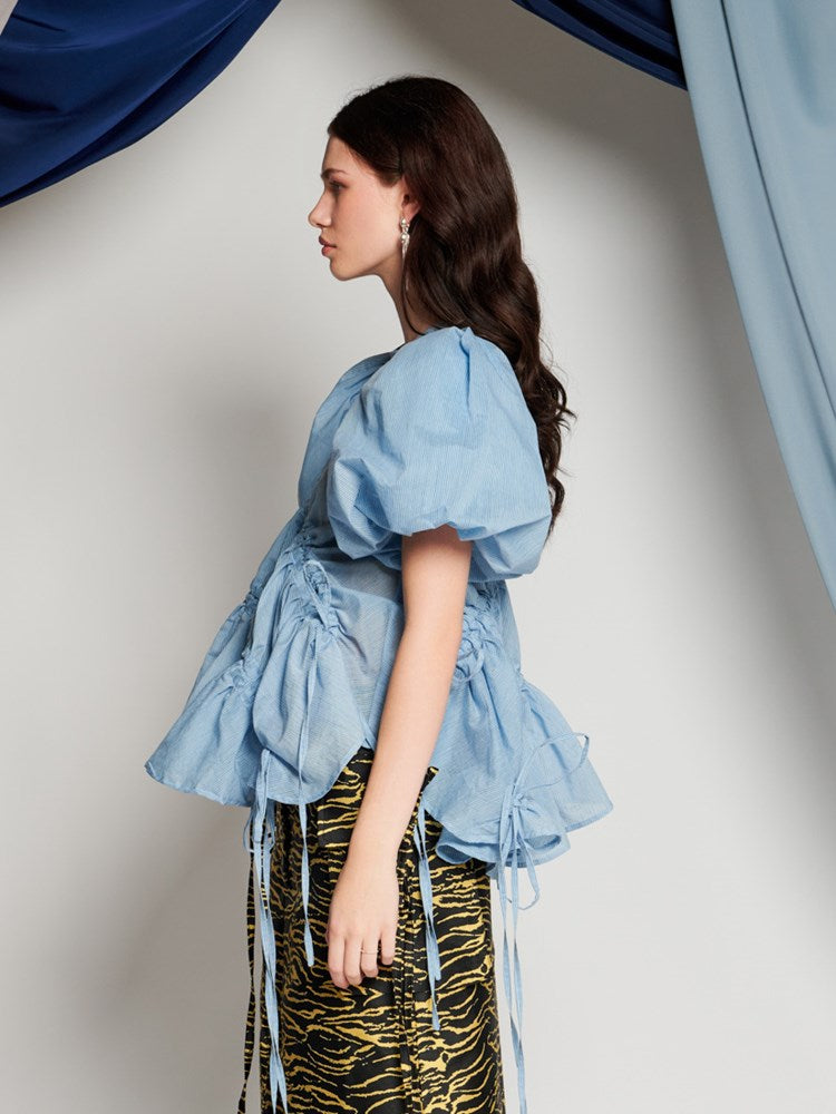 Alice Ruched Top – Ghospell