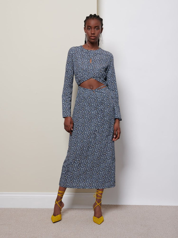 Uma Floral Midi Dress