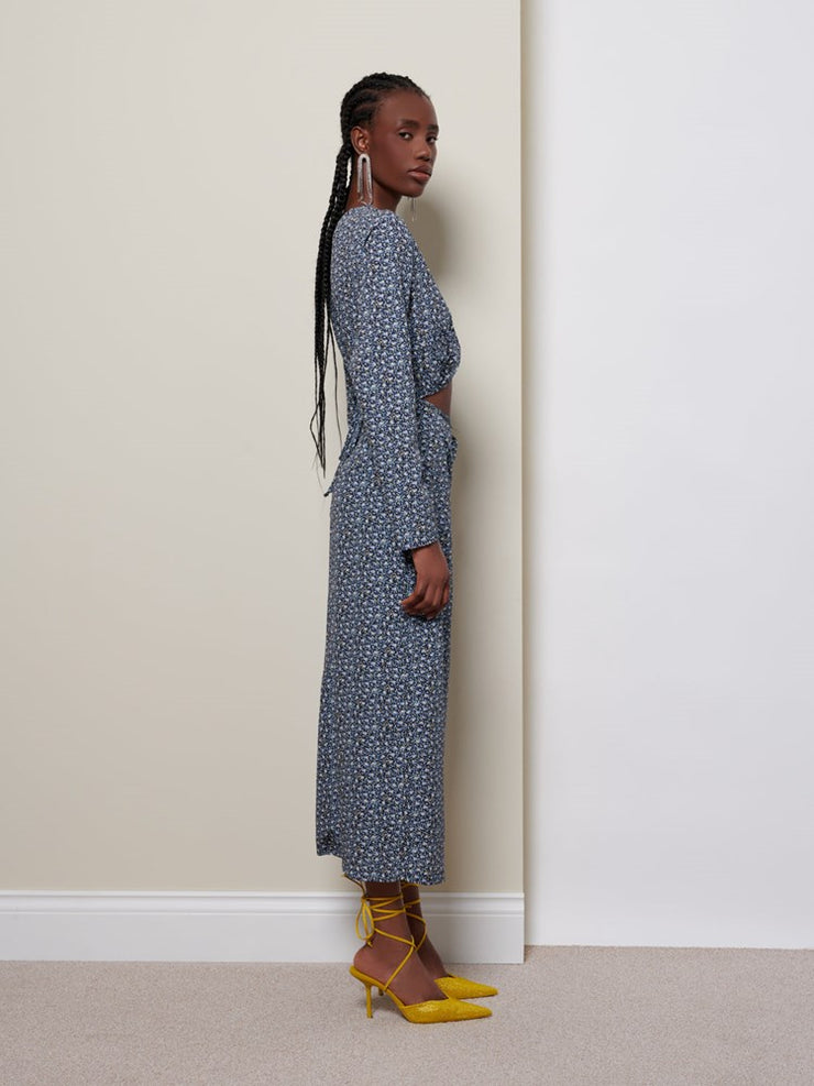 Uma Floral Midi Dress