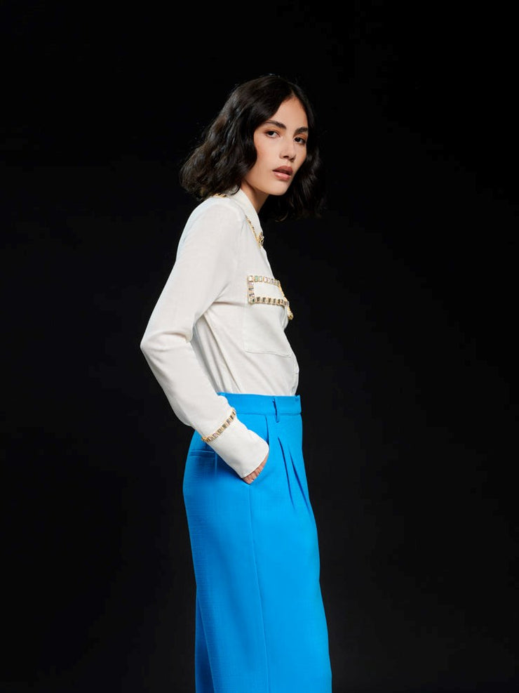 Dana Embellished Pocket Shirt
