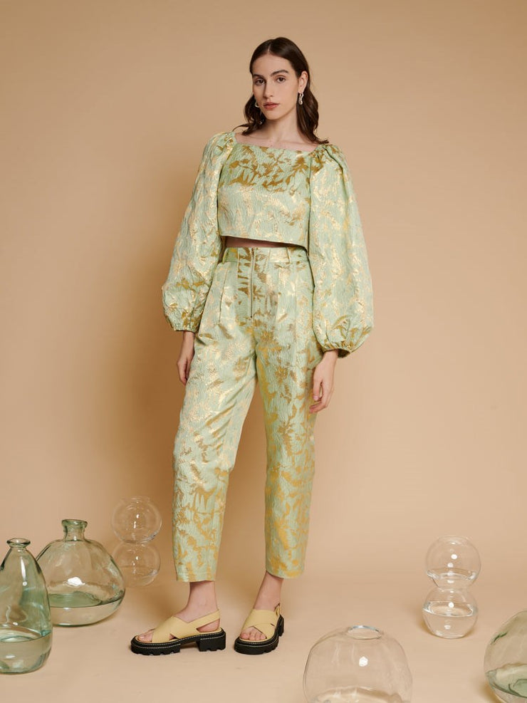 ELIN Floral turn-up pants の商品一覧 - arrastaparacima.com.br