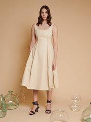 Moira PU Sleeveless Dress