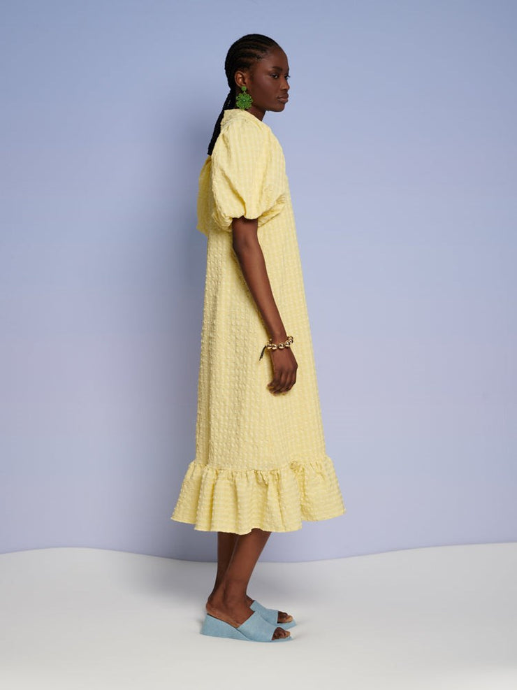 Archer Check Midi Dress