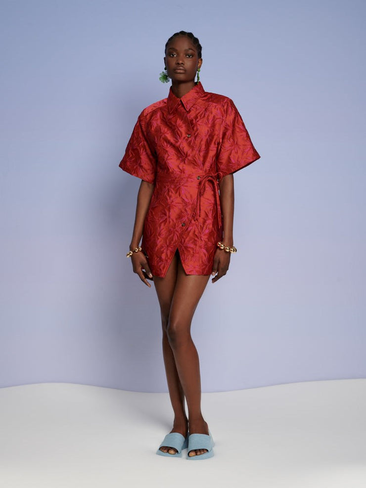 Palmer Wrap Mini Dress
