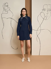 Tabi Mirror Mini Dress