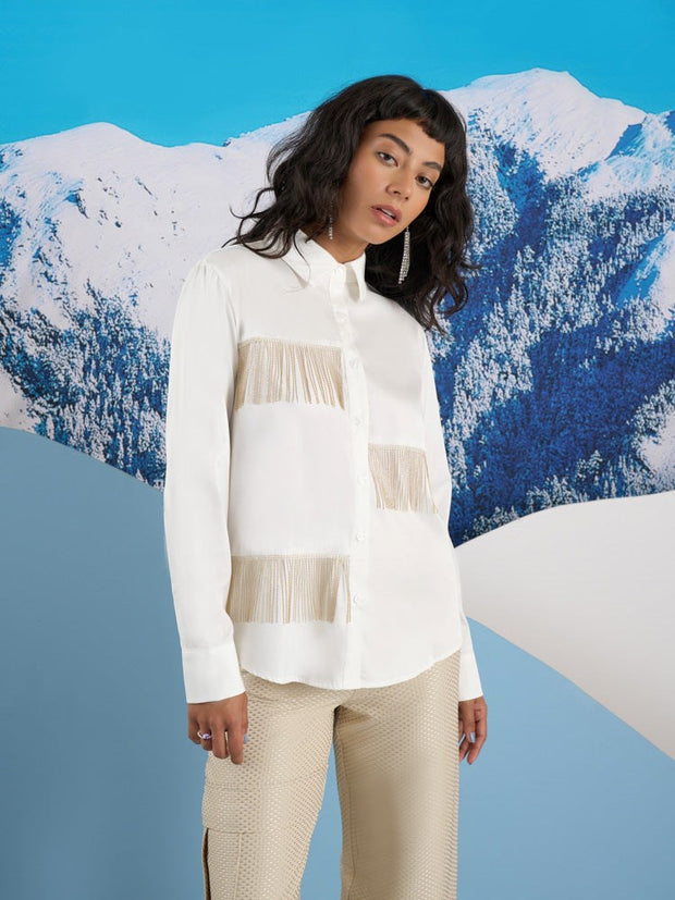 Jordyn Oversized Shirt – Ghospell