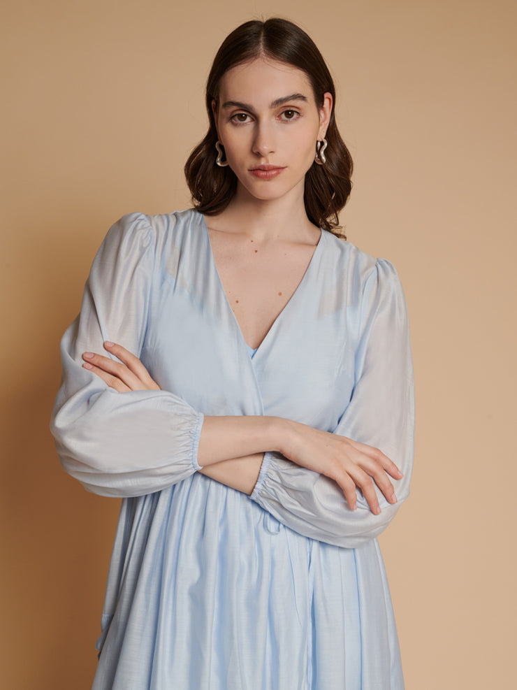 Kenna Cargo Wrap Dress