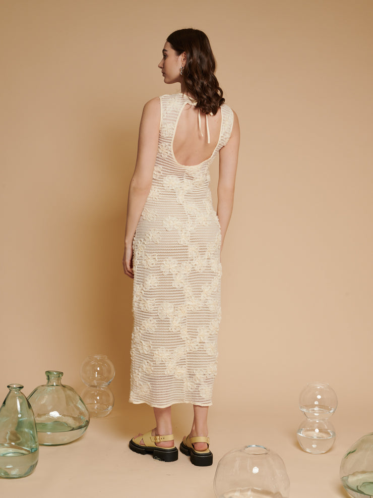 Libby Crochet Midi Dress