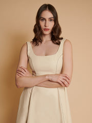 Moira PU Sleeveless Dress