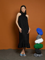 Kiska Fray Midi Dress
